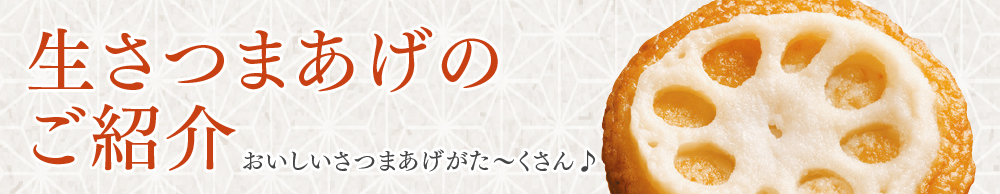 生さつま揚げご紹介