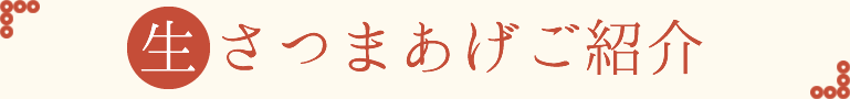 オススメさつまあげご紹介