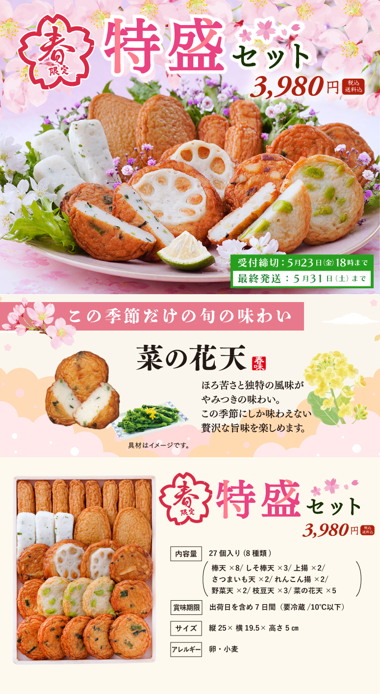 2025春特盛セットの詳細